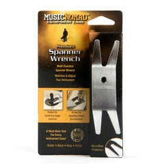 MusicNomad - Premium Spanner Wrench w/ Microfiber Suede Backing (NEW) - MN224