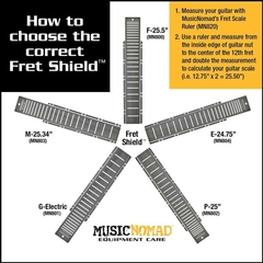 MUSICNOMAD Protector de diapasón Fret Shield™ para escala Gibson - MN801 - tienda online