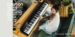 CASIO PX-S1100WE - Piano | PRIVIA | 88 teclas | Acción Martillo | Teclas de Marfil | 18 Sonidos - tienda online