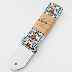 HIPSTRAP STAINED GLASS BLUE CORREA PARA GUITARRA Y BAJO