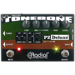 Radial Engineering Tonebone PZ-Deluxe 1-Canal Preamp y DI para Guitarra Acoustica - comprar online