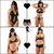 Especial Fantasia Mulher Gato Lingerie Preto Máscara Sexy Conjunto Felina