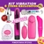 Especial Kit Plug Anal Vibrador Ponto G Masturbador Masculino Egg Vibrador Bullet Penis Personal + Gel Lubrificante Ínti