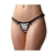 Imagem do Especial Fantasia Prisioneira Sensual Mini Conjunto Lingerie Erótica Tanga Fio Dental Presidiária