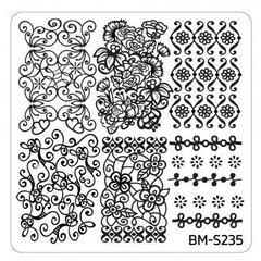 Bundle Monster Nail Art Stamping Plates- BM-S235