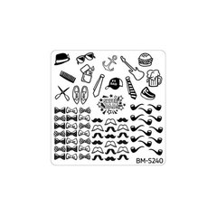 Bundle Monster Nail Art Stamping Plates- BM-S240