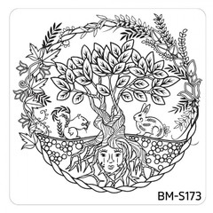 Bundle Monster Nail Art Stamping Plates- BM-S173