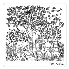 Bundle Monster Nail Art Stamping Plates- BM-S184