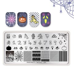 Nail Art Stamping BORN PRETTY Halloween BP-L004