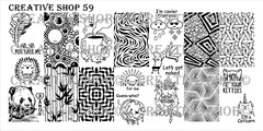 Creative Shop- Stamping Plate- 59