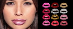 Violent Lips - TEMPORARY LIP TATTOOS Pack de 3