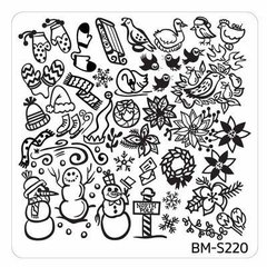 Bundle Monster Nail Art Stamping Plates- BM-S220