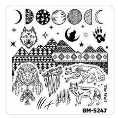 Bundle Monster Nail Art Stamping Plates- BM-S247