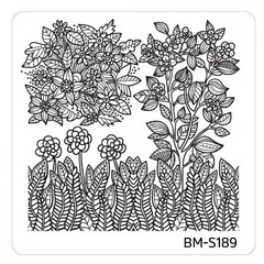 Bundle Monster Nail Art Stamping Plates- BM-S189