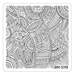 Bundle Monster Nail Art Stamping Plates- BM-S119