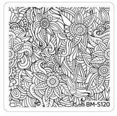 Bundle Monster Nail Art Stamping Plates- BM-S120