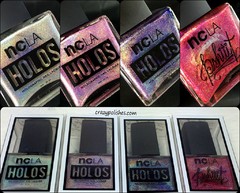 ncLA Holographic Nail Lacquers