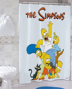 Cortina de baño The Simpsons - comprar online