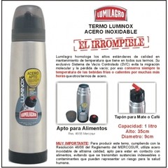 Termo Acero 1L Lumilagro