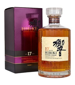 Whisky Blended Hibiki 17 Años.