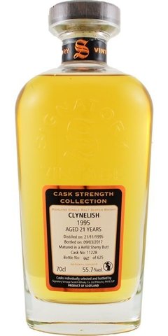 Clynelish 1995 21 Años Signatory Cask Strength. en internet
