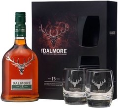 The Dalmore 15 Años Gift Pack + 2 Vasos.