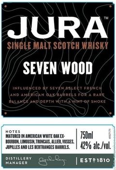 Jura Seven Wood Madurado En 7 Tipos Distinto De Roble. - Todo Whisky
