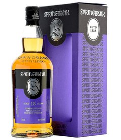 Whisky Single Malt Springbank 18 Años 46% abv Origen Escocia.