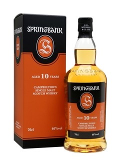 Whisky Single Malt Springbank 10 Años 700ml. Con Estuche.