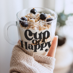 Taza de Vidrio - Cup of Happy - comprar online