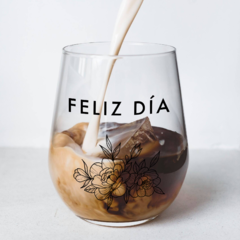 Copa sin Base - Feliz día Mamá - ENUNPUNTO tazas y vasos de diseño