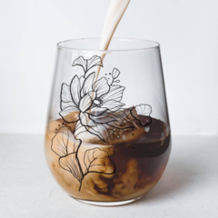 Vaso Copón - Flor Grande - comprar online