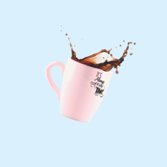 Taza Bombé - It is always coffee time - ENUNPUNTO tazas y vasos de diseño