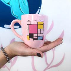 Taza Bombé - Mondrian - ENUNPUNTO tazas y vasos de diseño