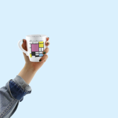 Taza Bombé - Mondrian