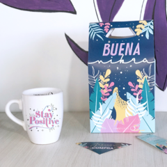 Taza Bombé - Stay Positive - tienda online