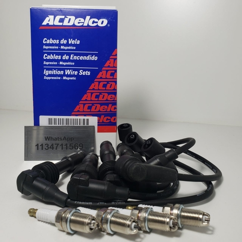 Kit Cables de bujia Chevrolet Astra 2.0 16V / Astra 2.4 16V / Zafira 2.0 16V / Vectra 2.0 16V / Vectra 2.4 16V con bujias