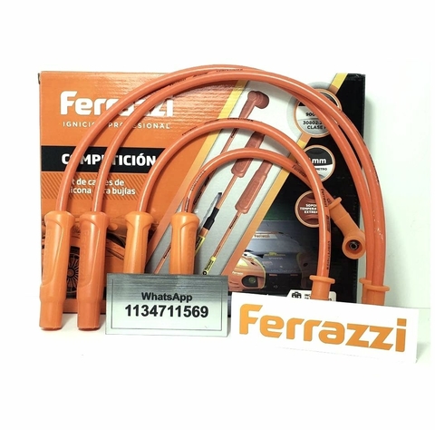 Kit Cables de bujia Ferrazzi con bujias para Fiat Strada