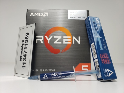 AMD RYZEN 5 5600G BOX COMBO CON PASTA TERMICA ARTIC MX-4