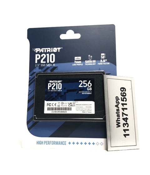 SSD Patriot P210 256GB SATAIII 2.5" P210S256G25