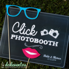 Cartel "Click Photobooth" - tienda online
