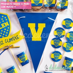 COMBO CUMPLEAÑOS TEMÁTICO BOCA JUNIORS - DCD Eventos® - Casamientos y fiestas temáticas