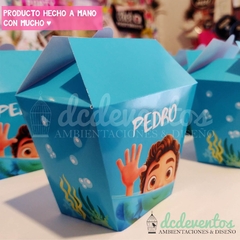 Cajitas souvenirs box infantiles temática LUCA [Elegí la cantidad] - comprar online