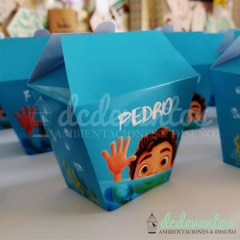 Cajitas souvenirs box infantiles temática LUCA [Elegí la cantidad] - tienda online