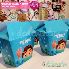 Cajitas souvenirs box infantiles temática LUCA [Elegí la cantidad] en internet