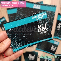Stickers personalizados para kits de baño - DCD Eventos® - Casamientos y fiestas temáticas