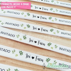 100 Pulseras personalizadas casamientos (Pedilas con tu diseño favorito) - DCD Eventos® - Casamientos y fiestas temáticas