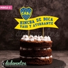 Adorno para torta Boca Juniors | Banderín de fútbol