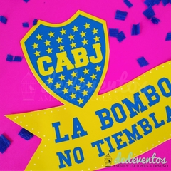 Adorno torta CABJ | Banderín de fútbol Boca Juniors