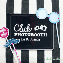 Cartel "Click Photobooth" - comprar online